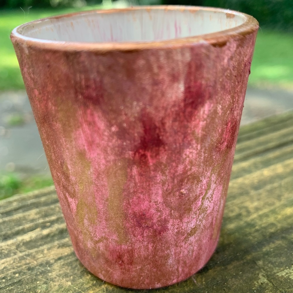 Hand Painted Votive Candle Holder Set - Picture 7 of 8